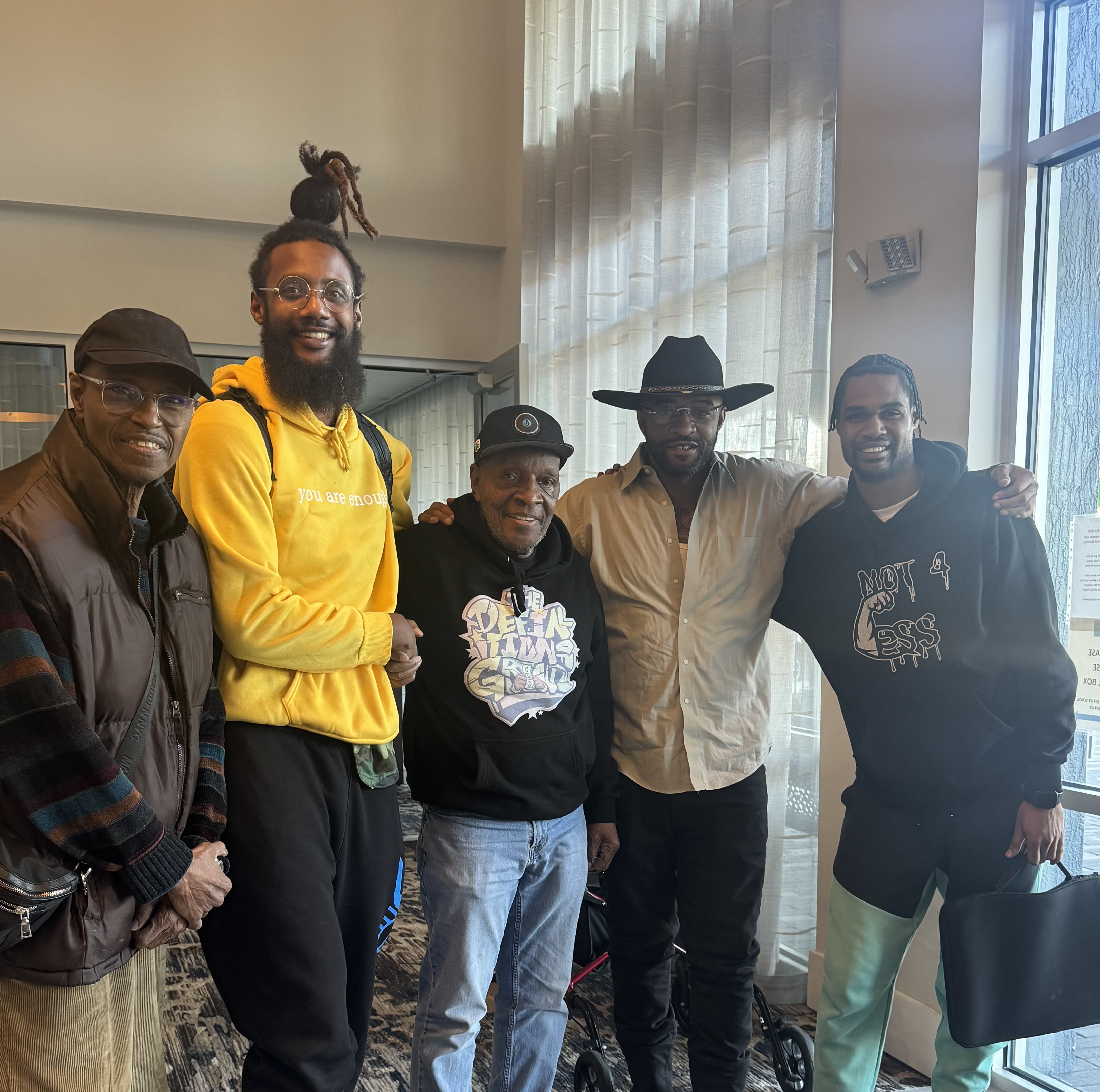 Country J with the crew